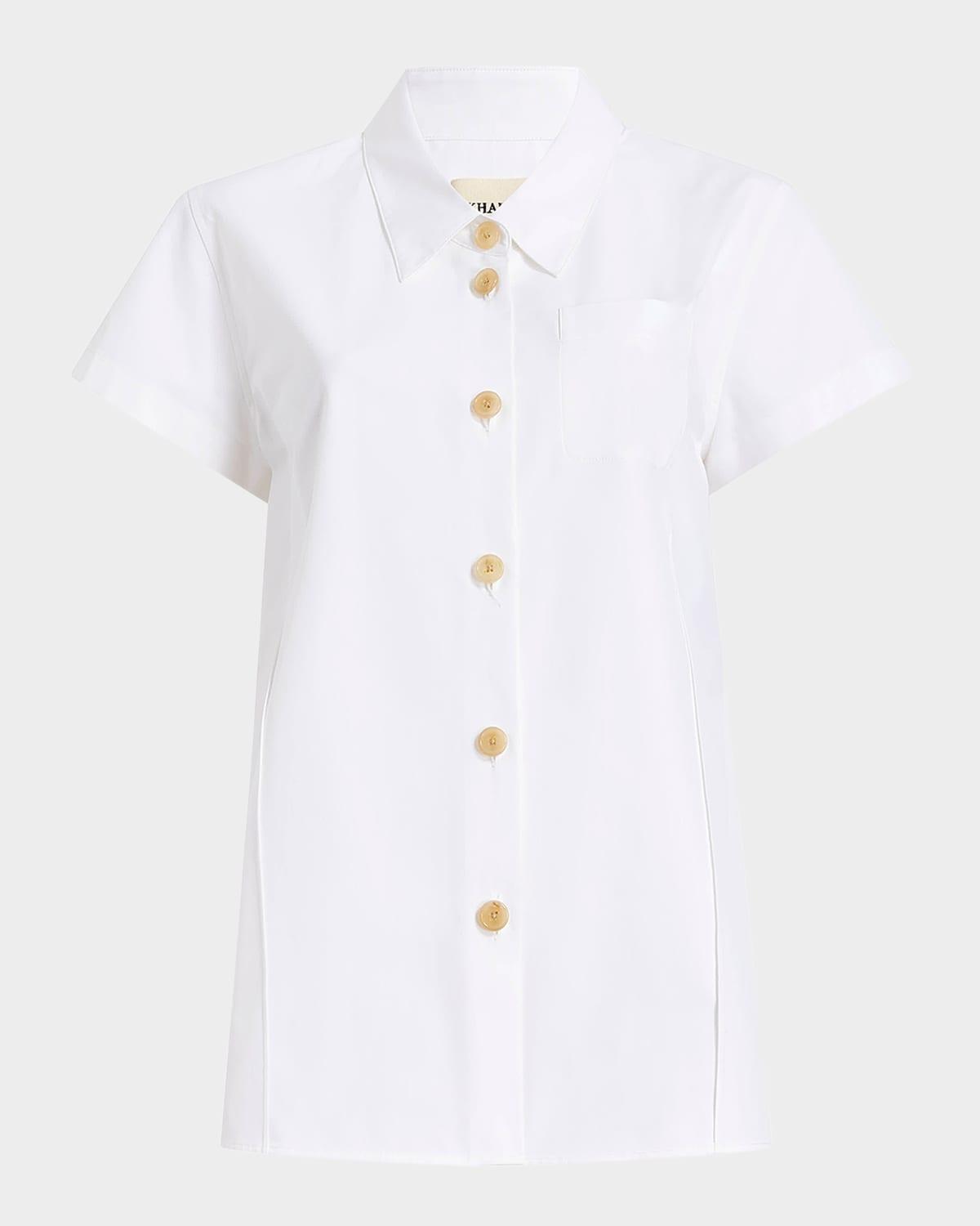 keefe short-sleeve button-down shirt