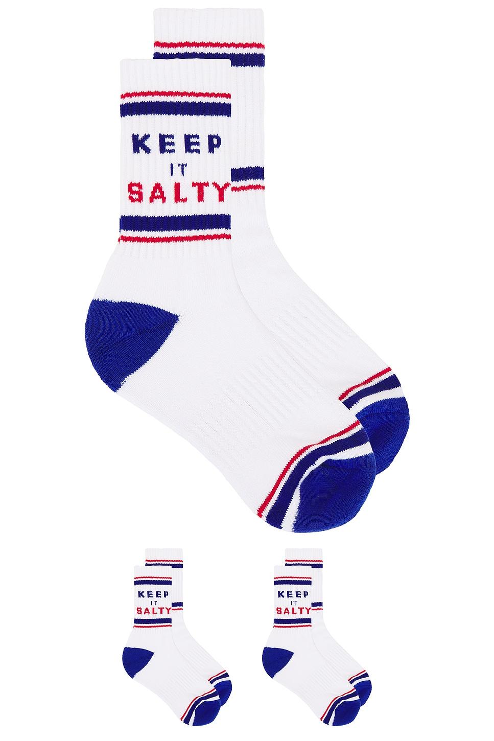 keep it salty 2 pack crew socks