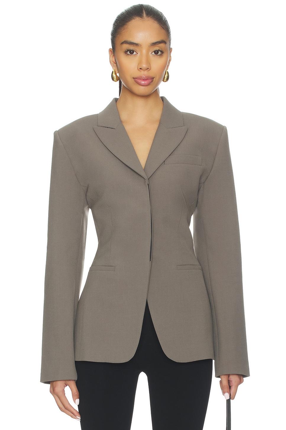 keki cinched waist blazer