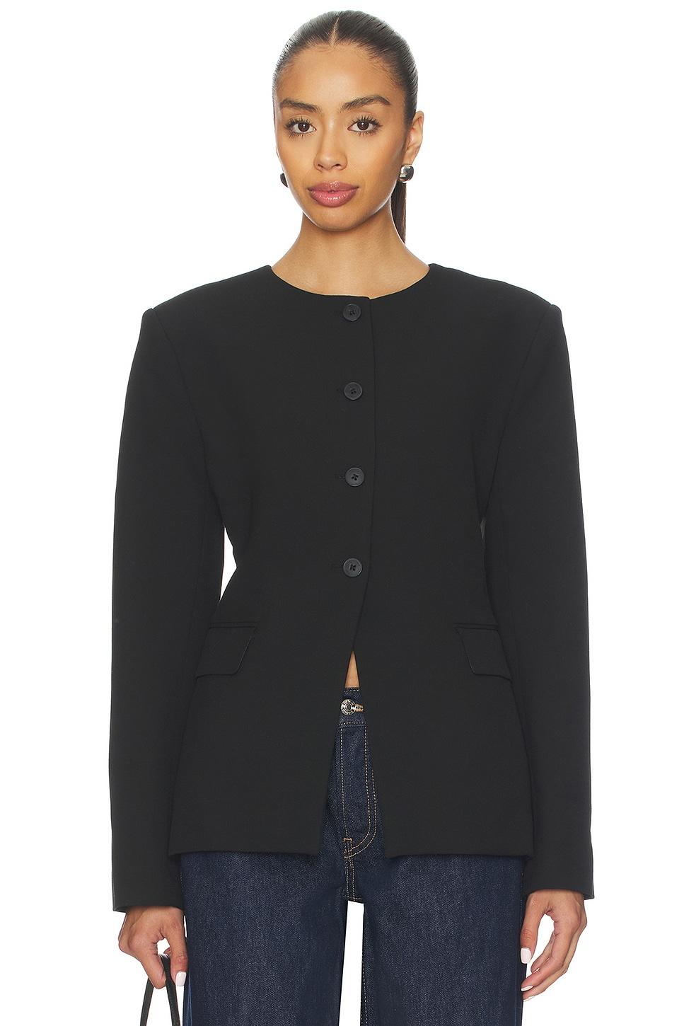 keki collarless blazer