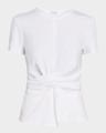 kelsey short-sleeve gathered tee