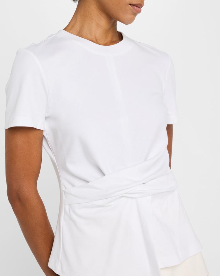 kelsey short-sleeve gathered tee