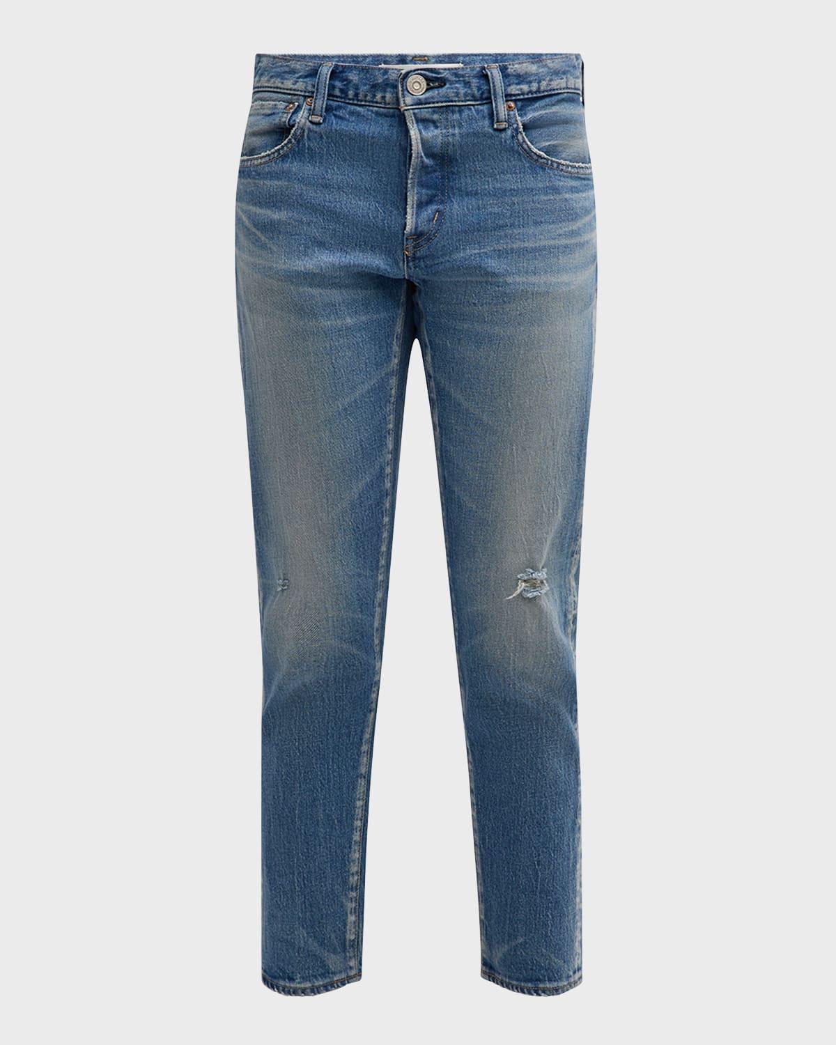 kendall tapered cropped jeans
