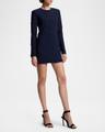 kenna embellished long-sleeve mini dress