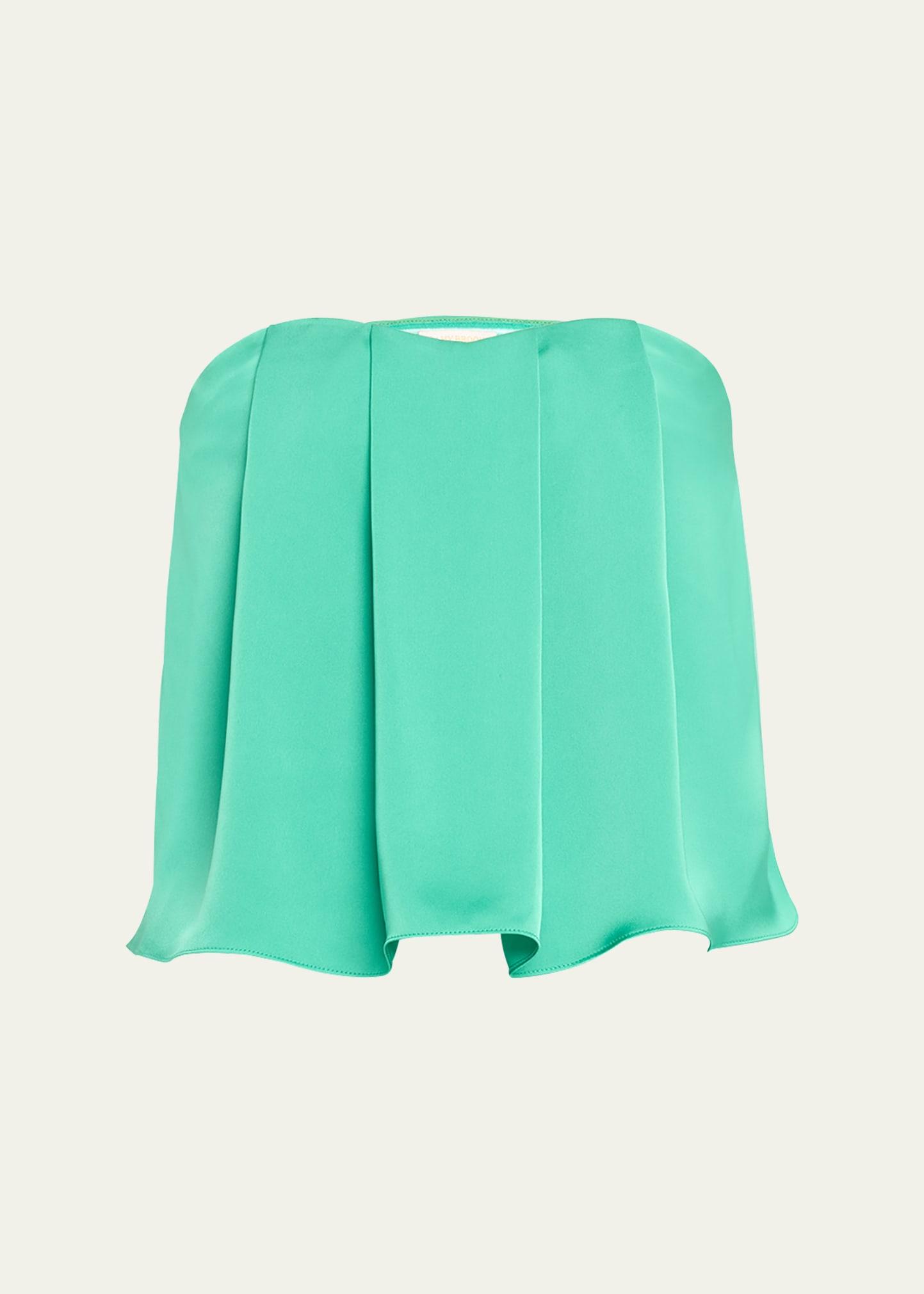 kennedi strapless cropped blouse