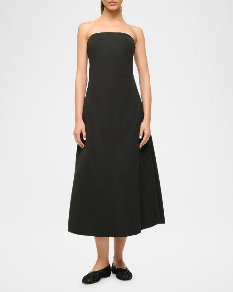 kennedy strapless midi dress