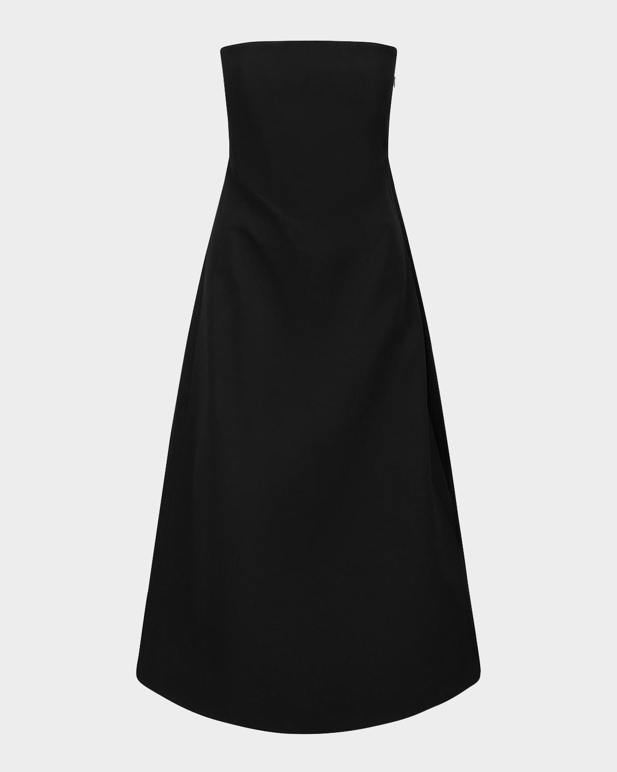 kennedy strapless midi dress