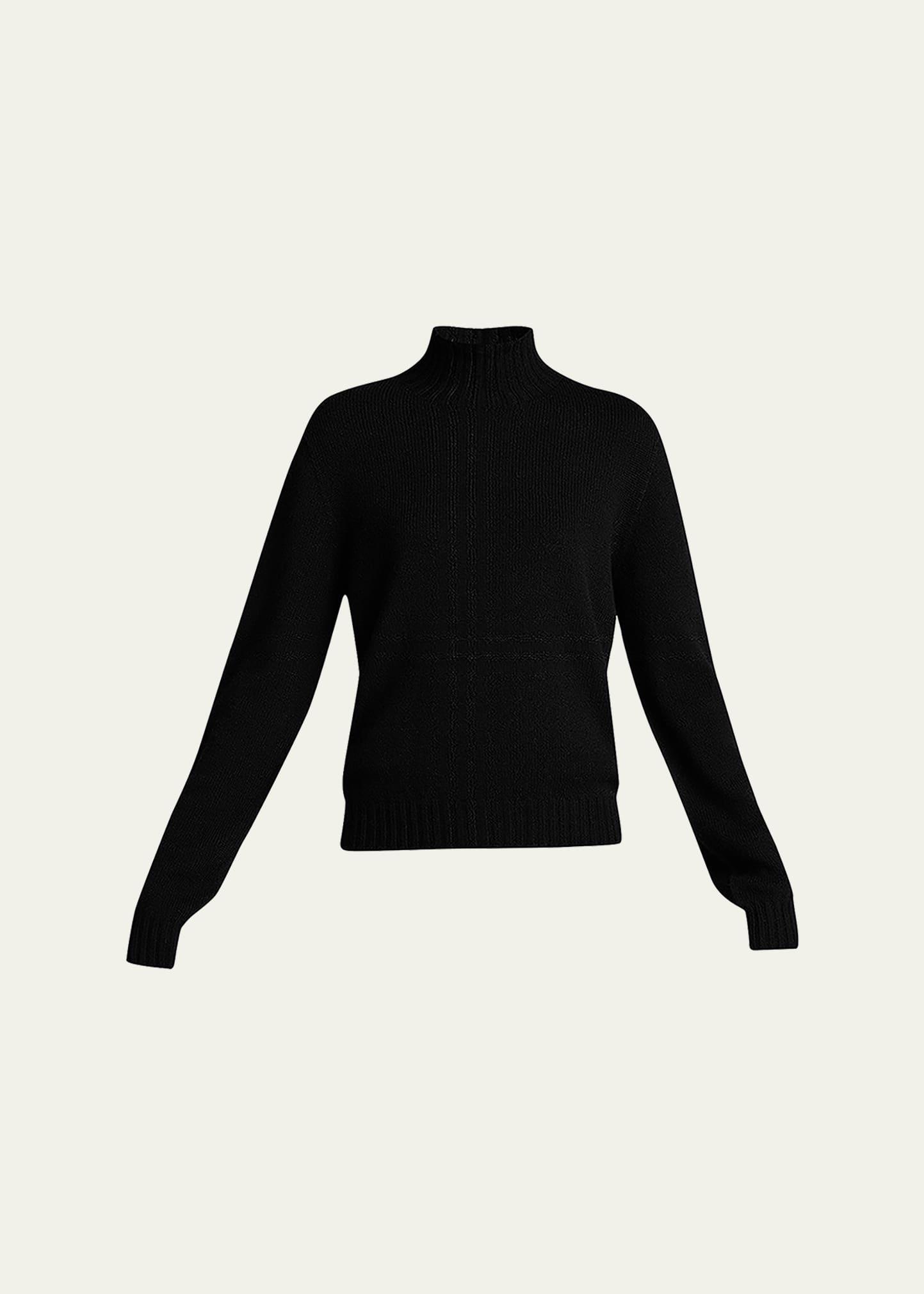 kensington high-neck cashmere sweater