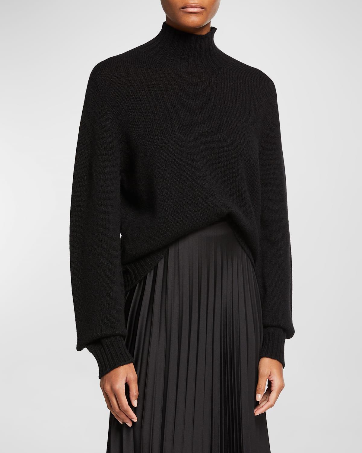 kensington high-neck cashmere sweater