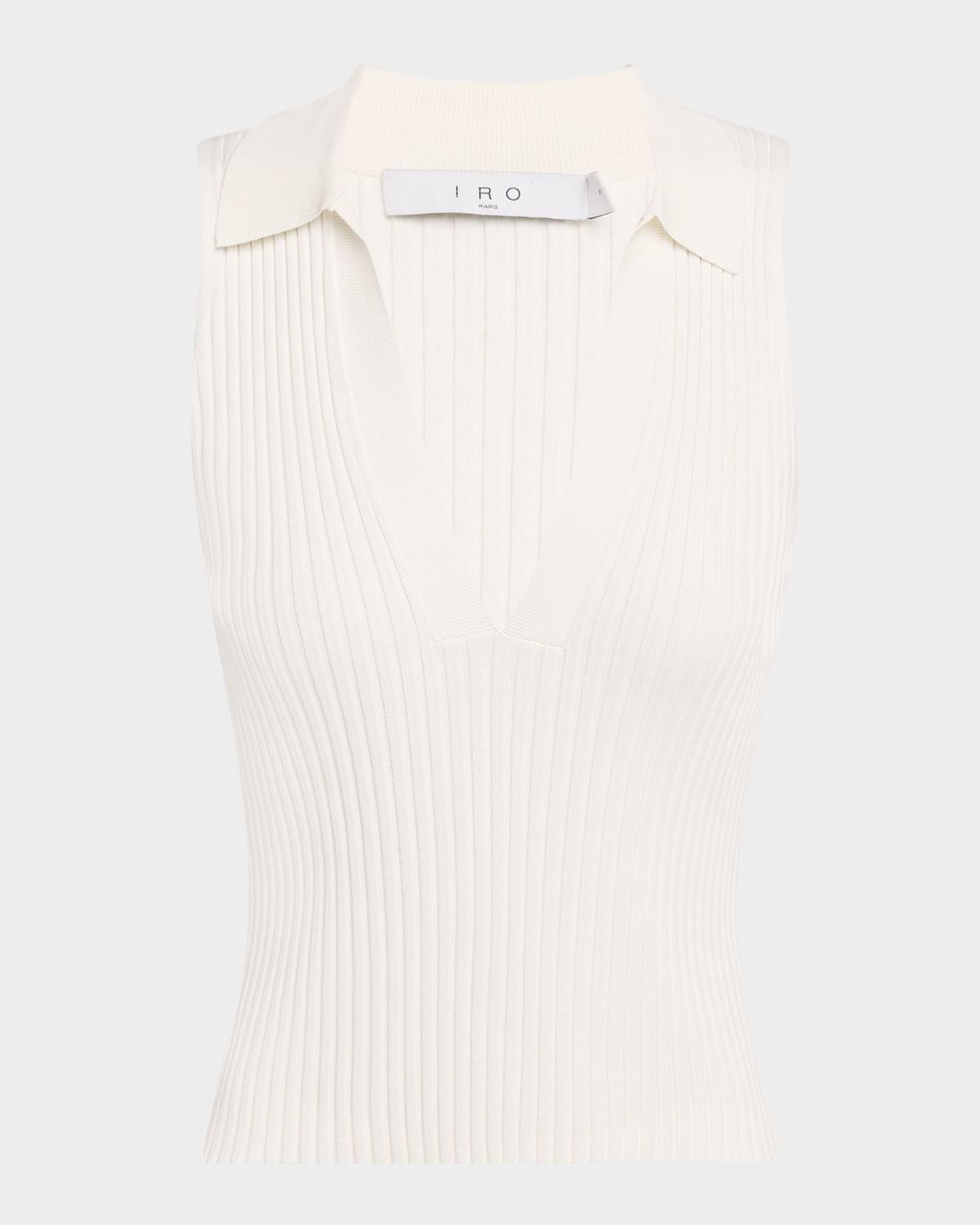 kenzie sleeveless ribbed top