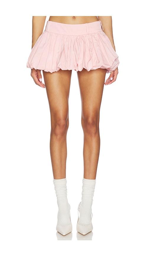 kenzo balloon skirt in pink.