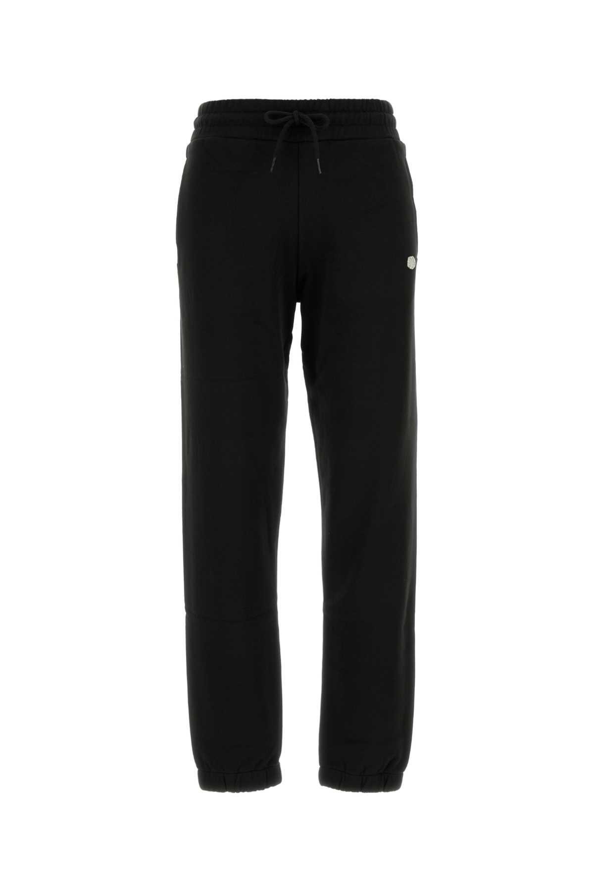 kenzo black cotton joggers
