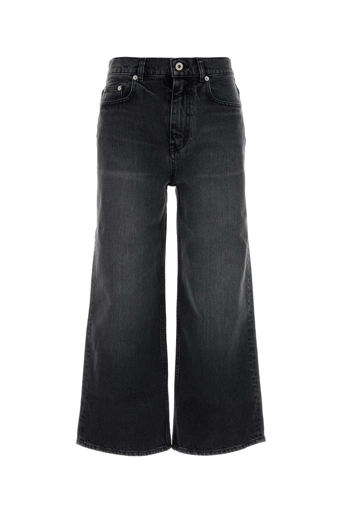 kenzo black stretch denim jeans