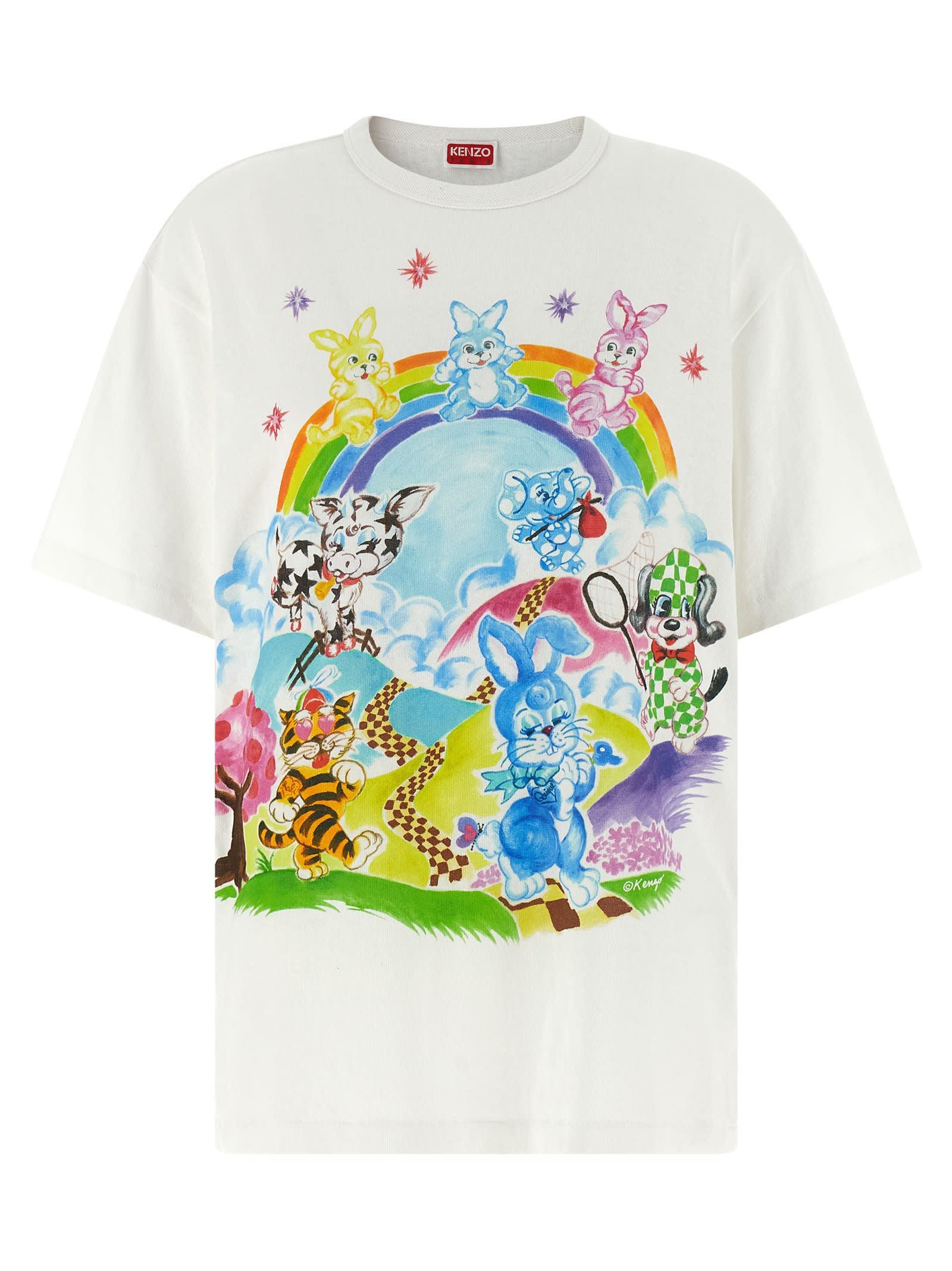 kenzo cartoon t-shirt