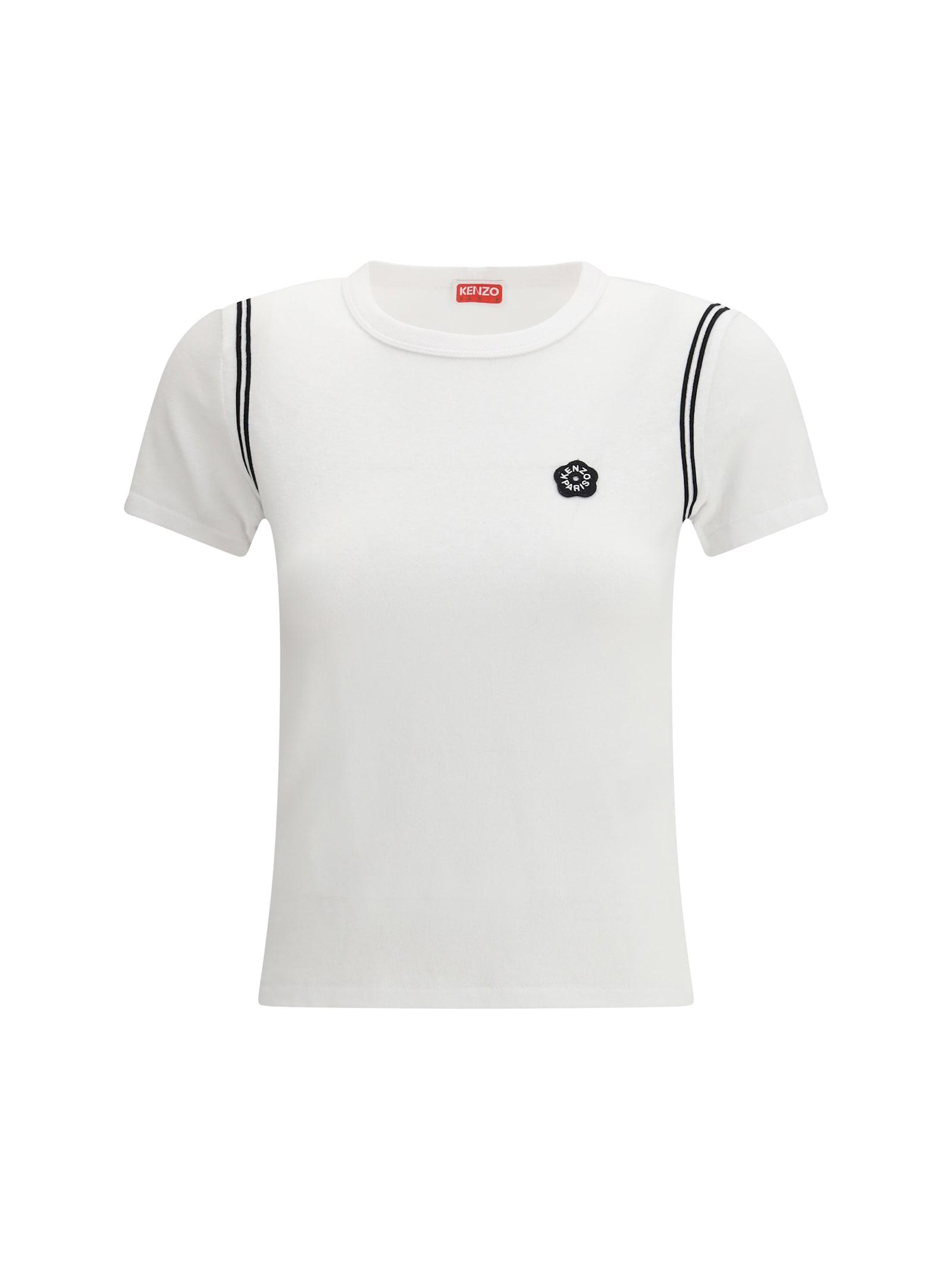 kenzo cotton boke flower 2.0 embroidered t-shirt