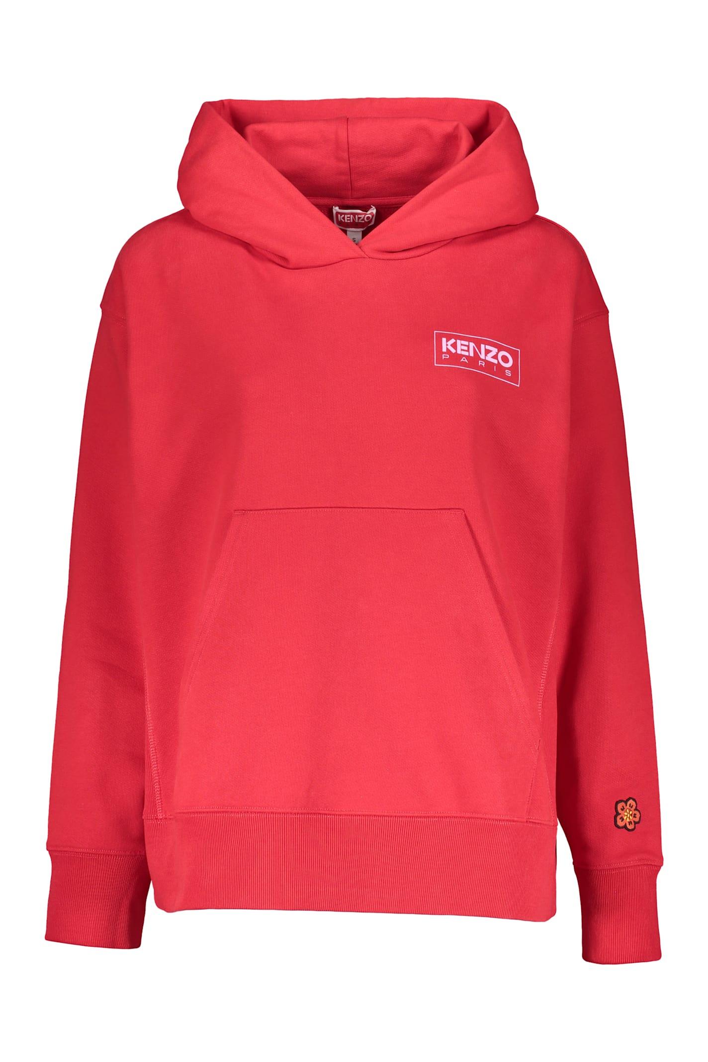 kenzo cotton hoodie