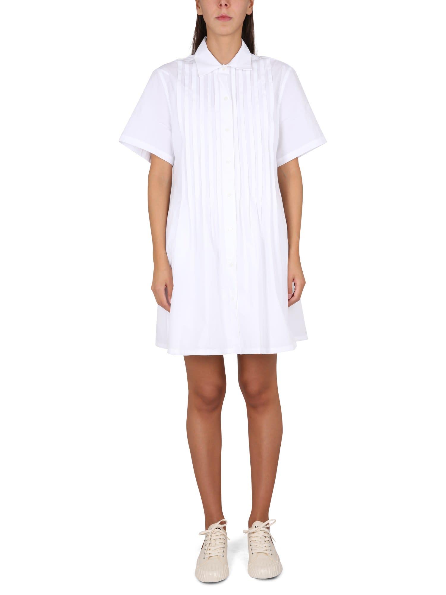 kenzo cotton shirtdress