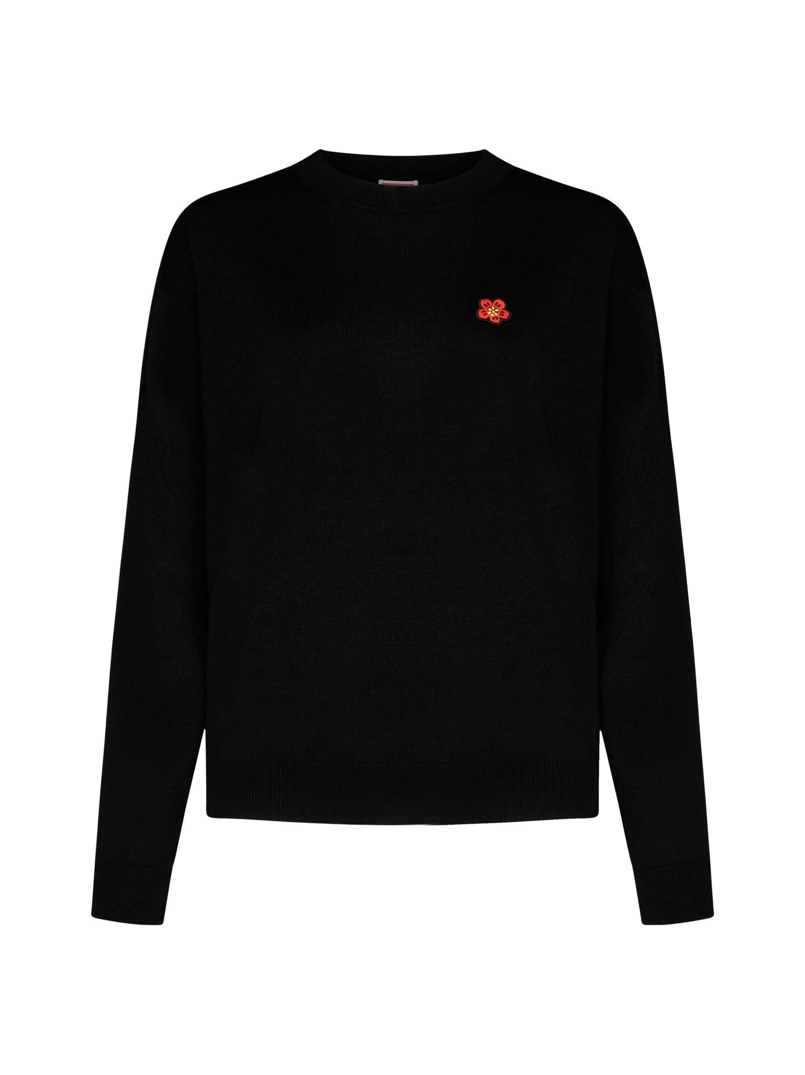 kenzo crew-neck wool sweater