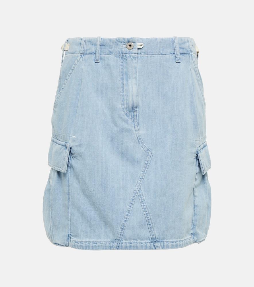 kenzo denim miniskirt