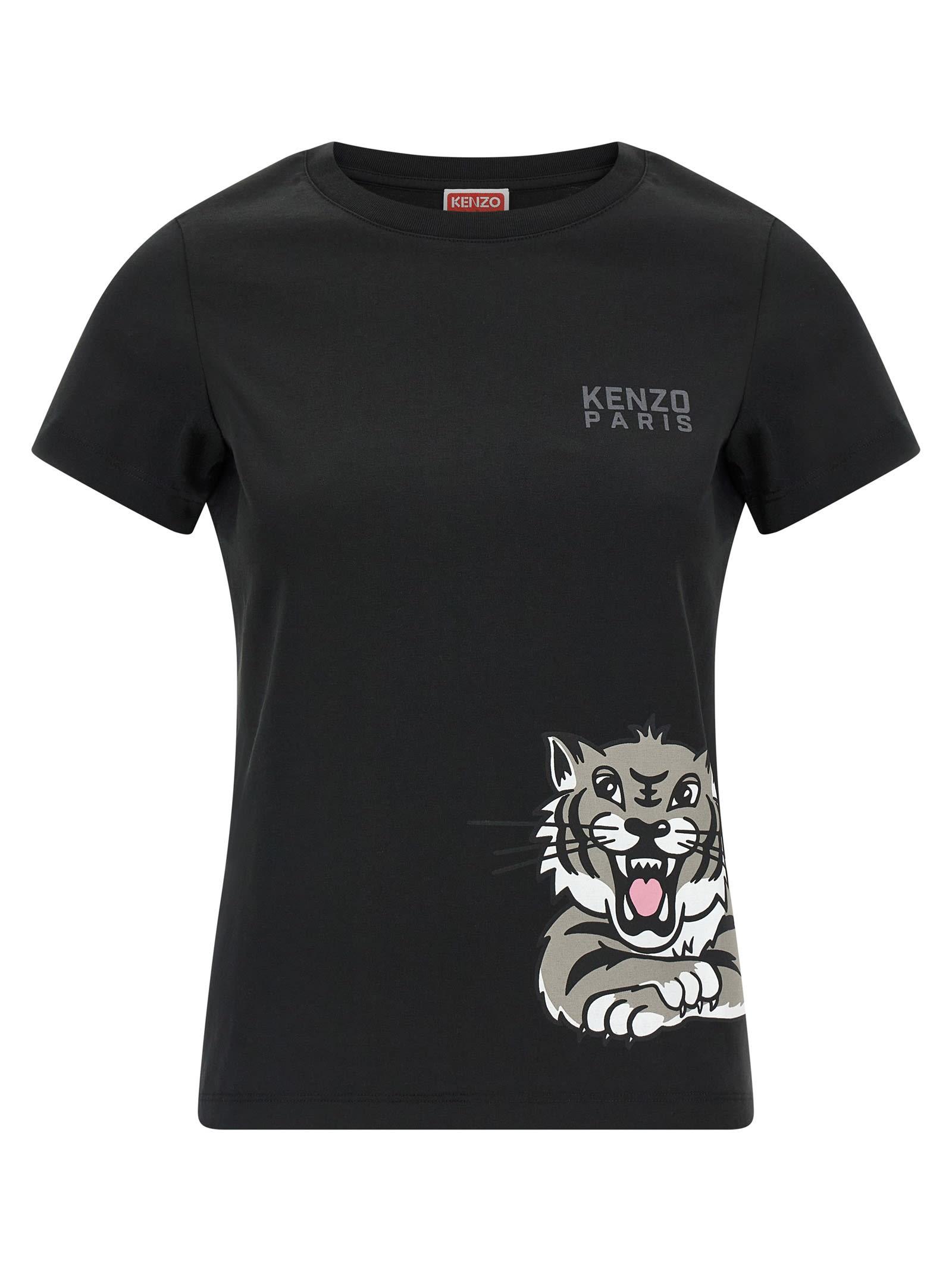 kenzo happy tiger t-shirt