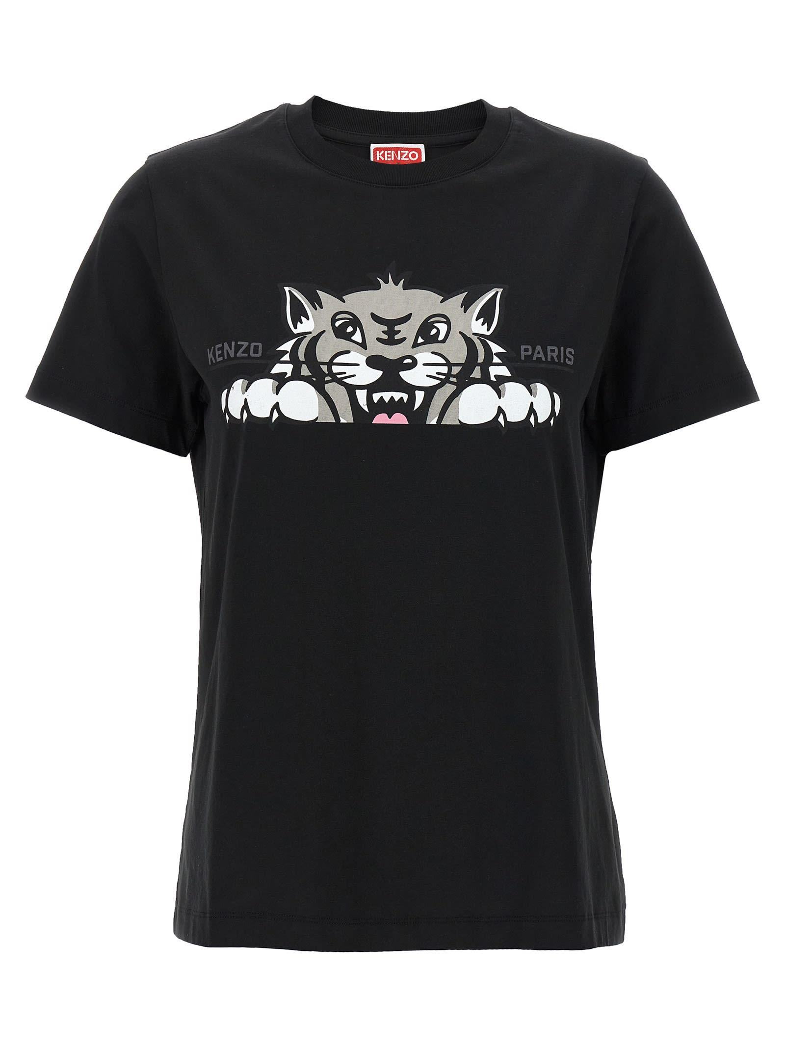 kenzo happy tiger t-shirt