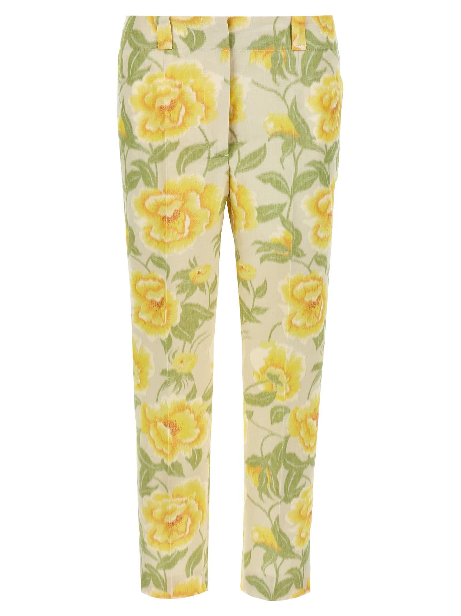 kenzo peonies pants