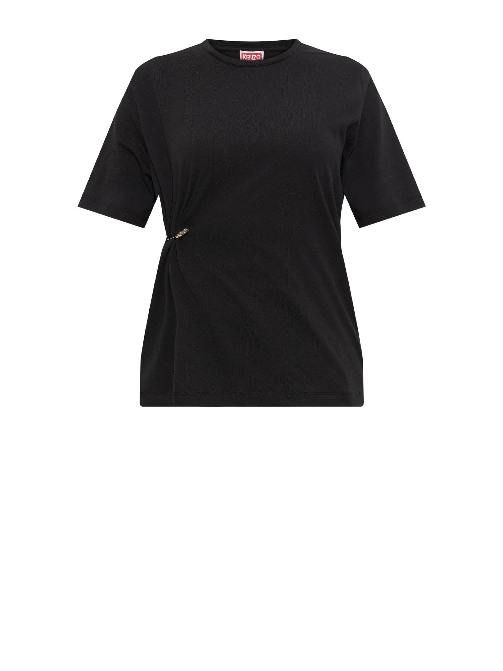 kenzo t-shirts and polos black