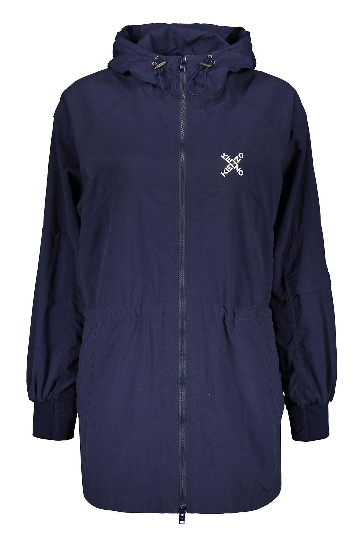 kenzo technical fabric hooded jacket