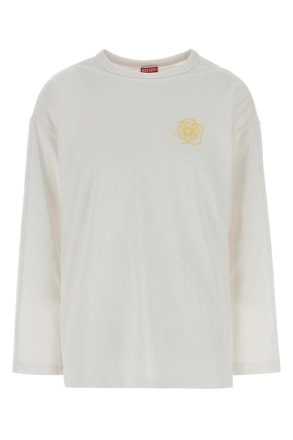 kenzo white cotton t-shirt