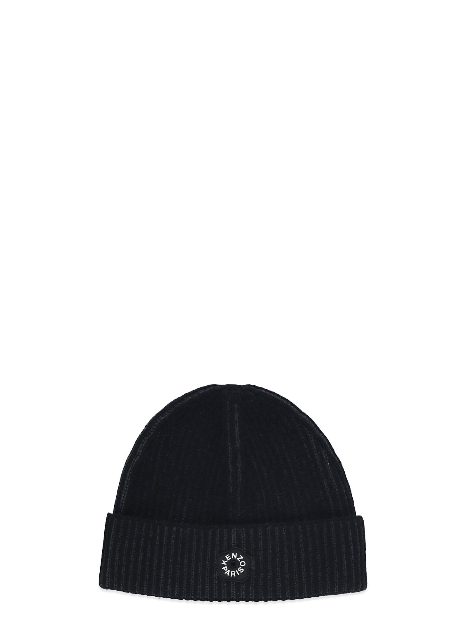 kenzo wool and cotton beanie