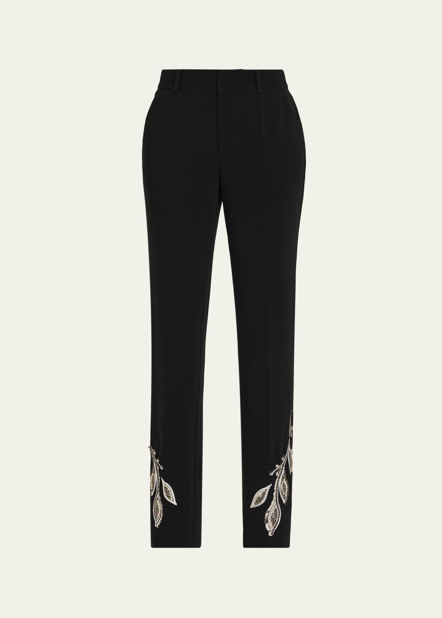 kerry beaded paisley pants