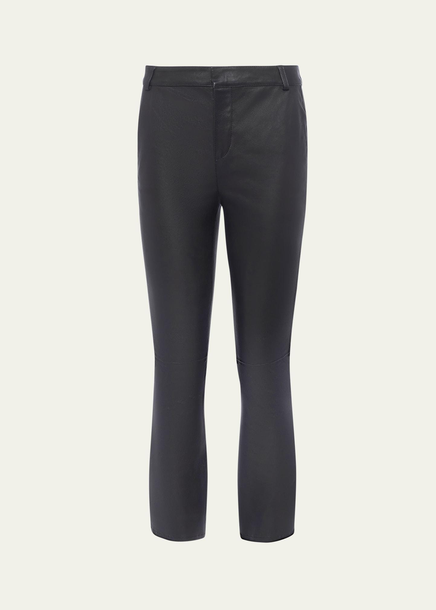 ketra baby bootcut leather trousers