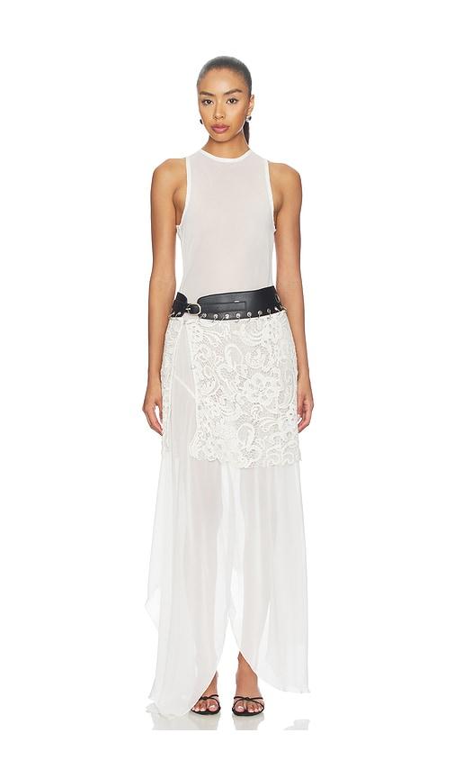 kettel atelier flowy dress in white.