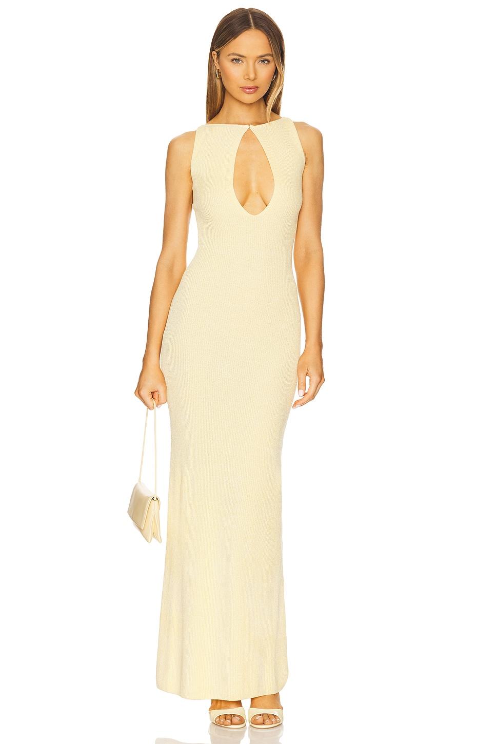 keyhole maxi dress
