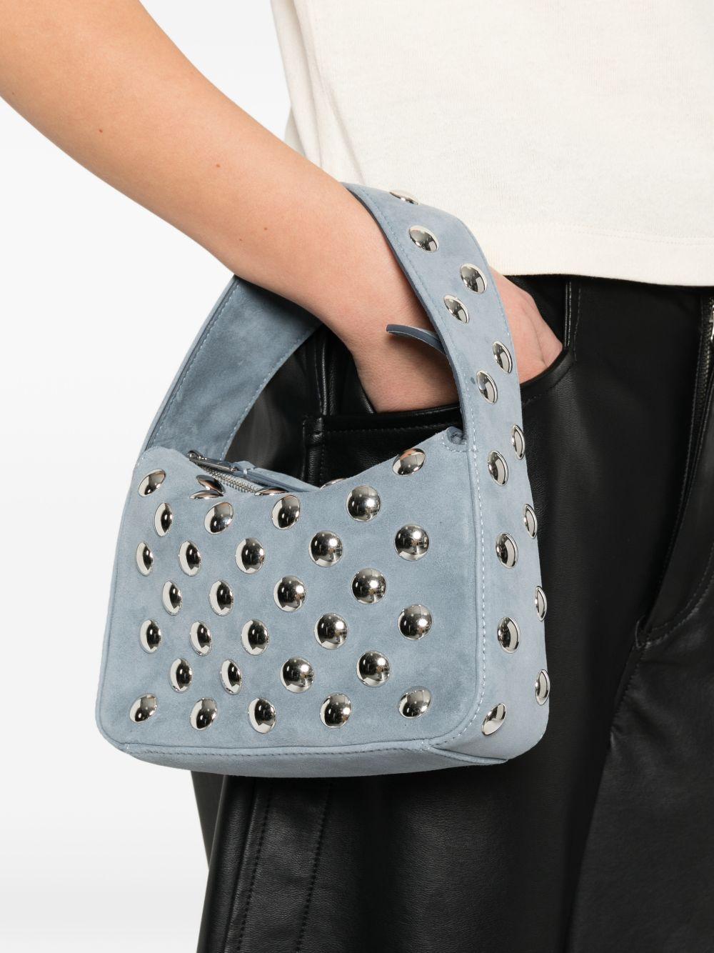 khaite bags grey outer: calf suede - women