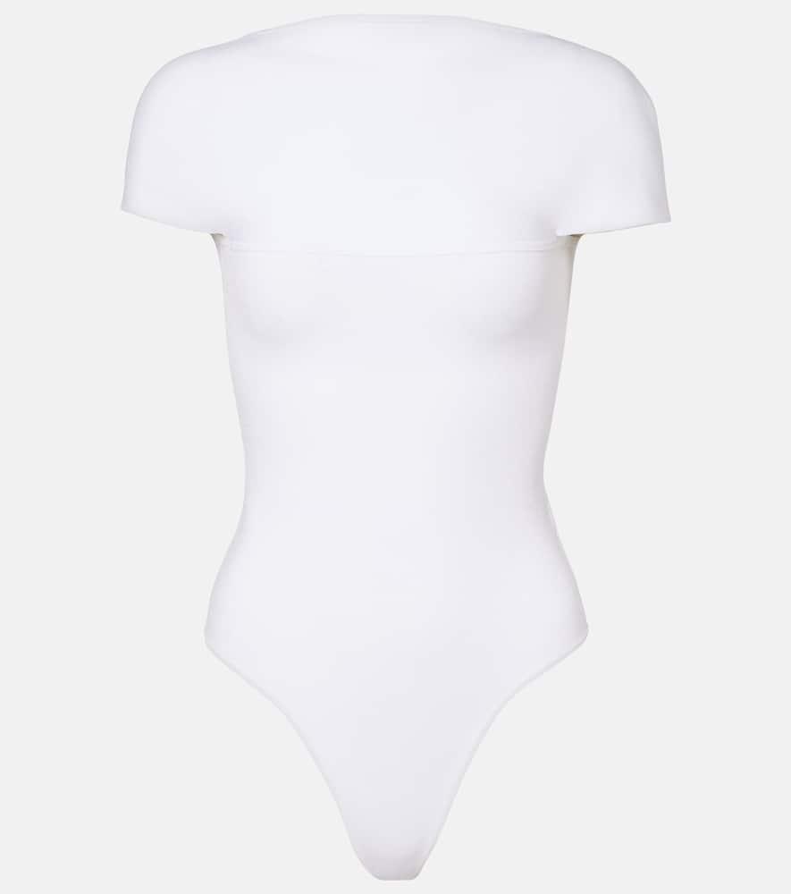 khaite basile jersey bodysuit