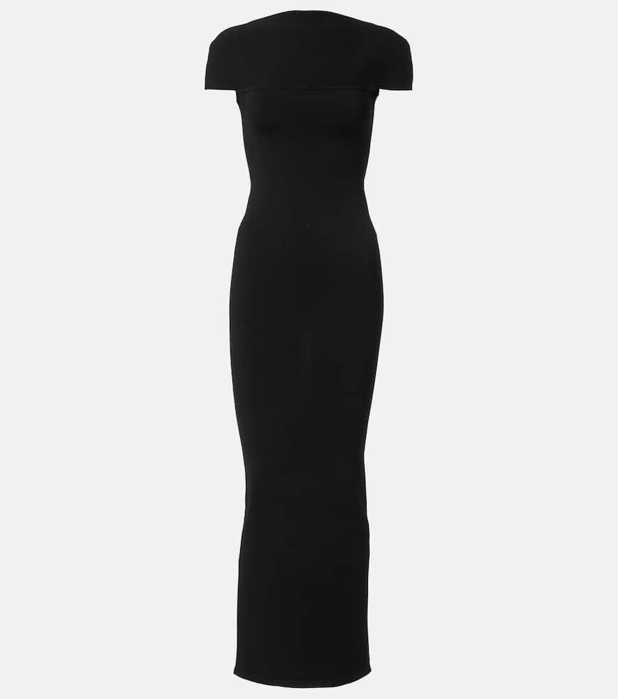 khaite basile jersey maxi dress