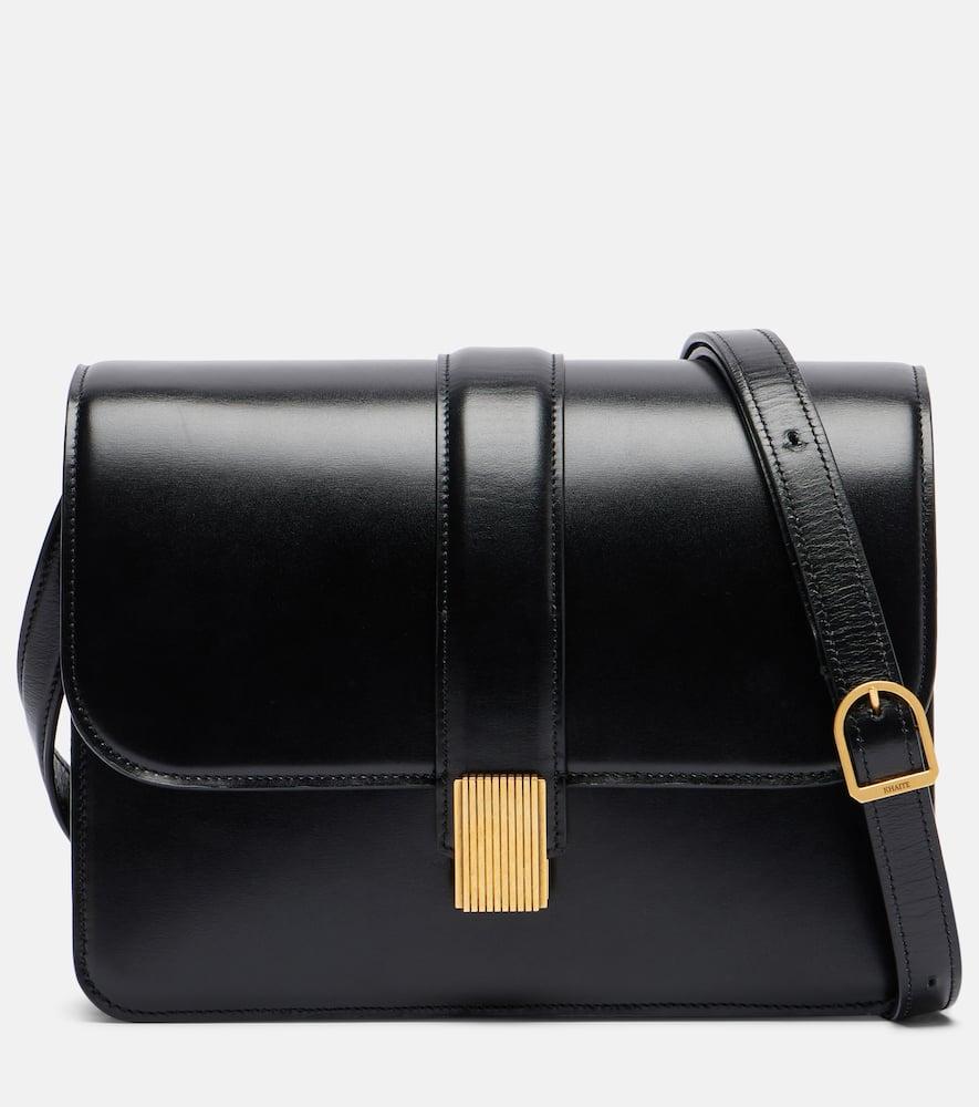 khaite blake leather crossbody bag