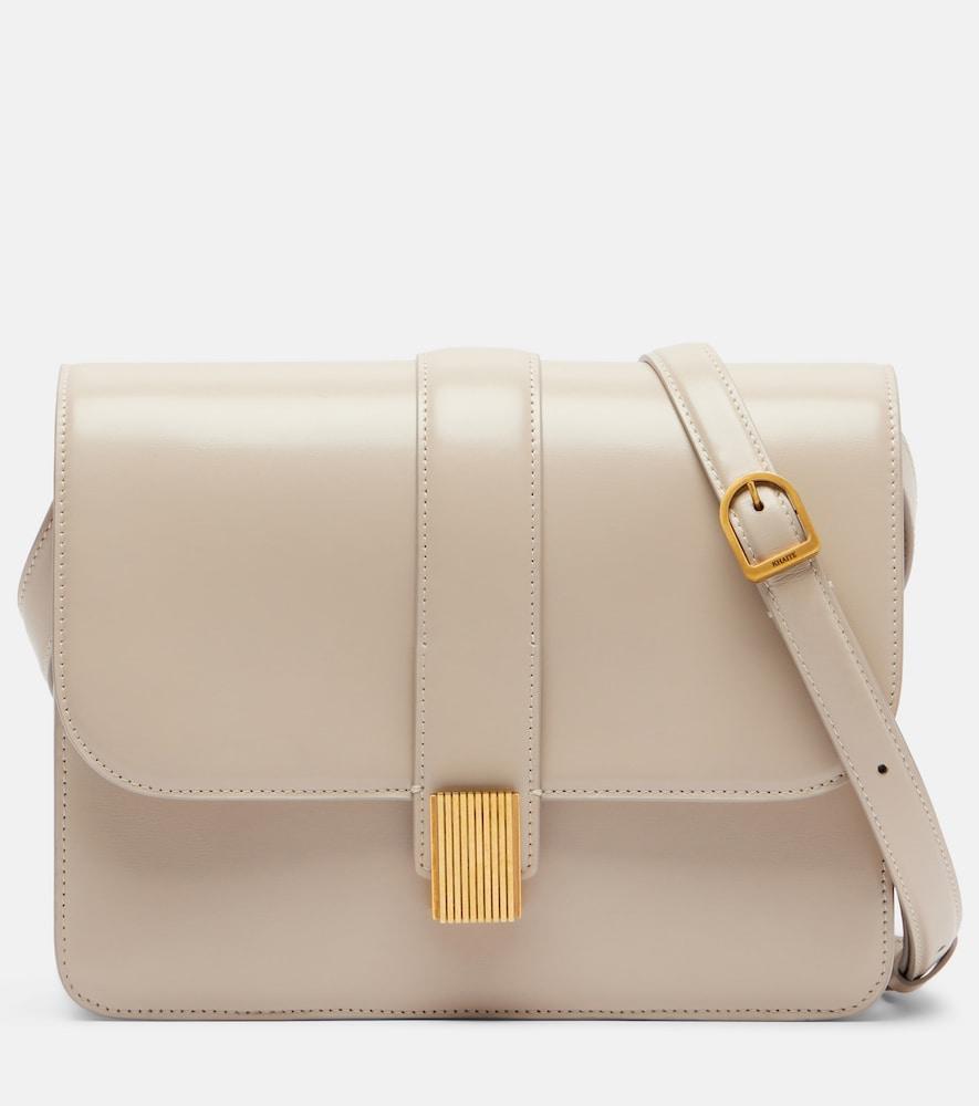 khaite blake leather crossbody bag