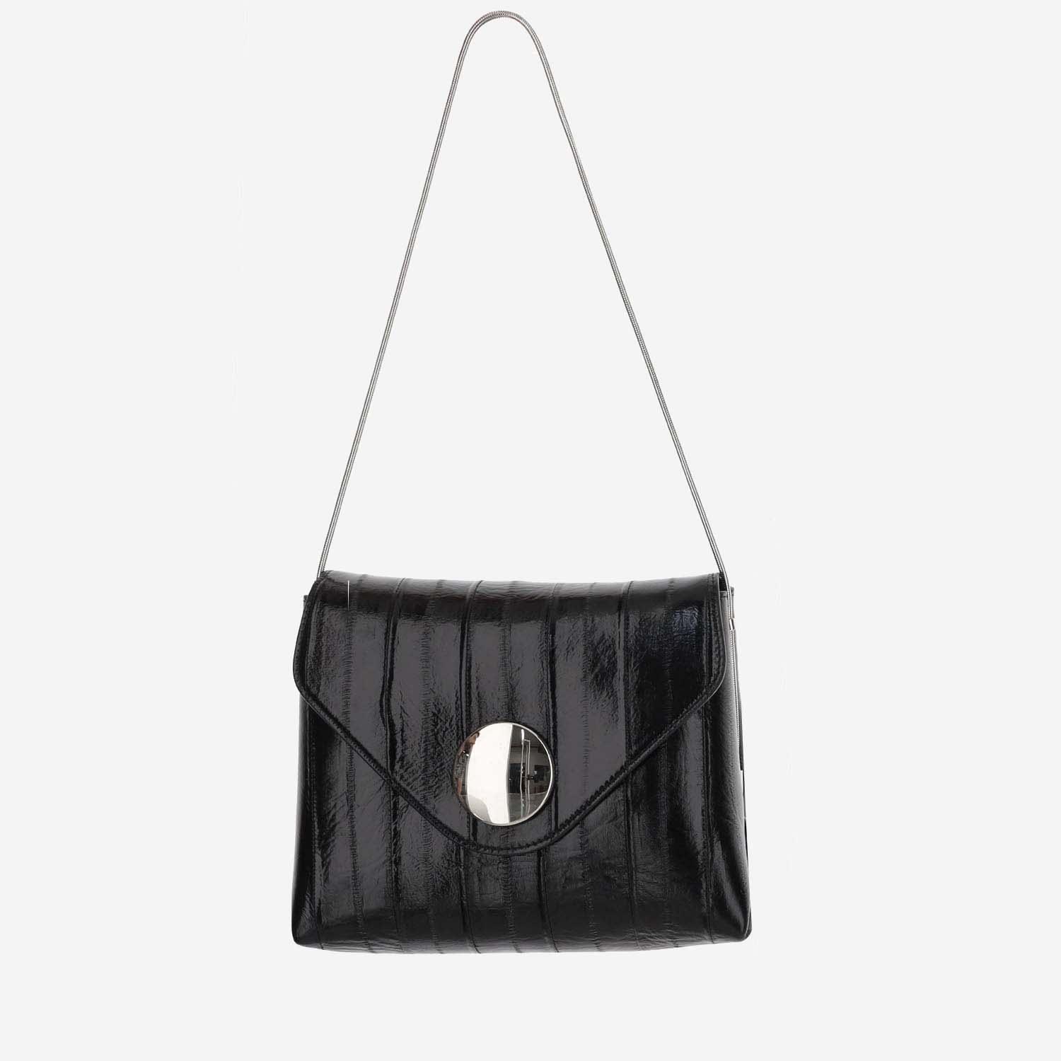 khaite bobbi leather shoulder bag