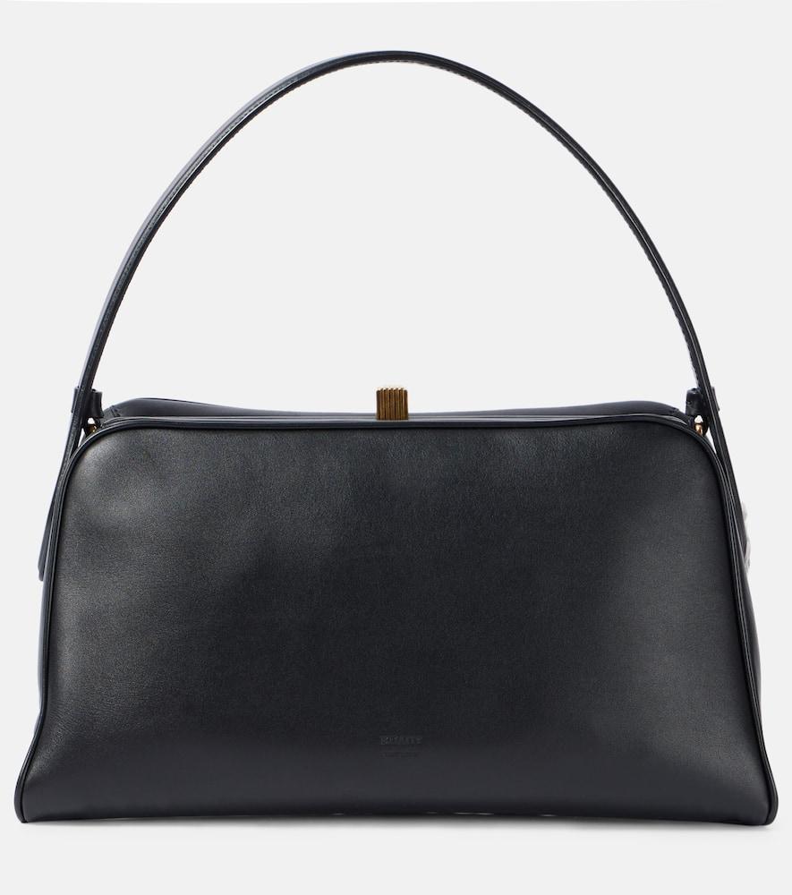 khaite cate leather shoulder bag