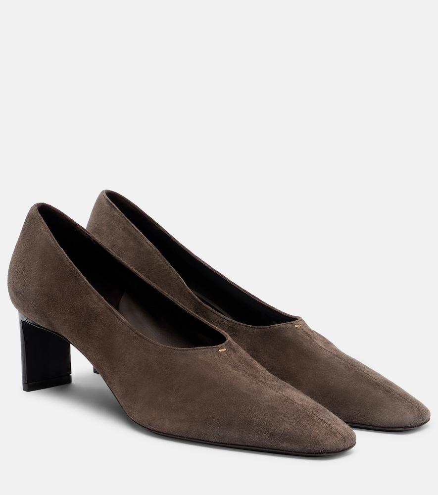 khaite cecilia 50 suede pumps