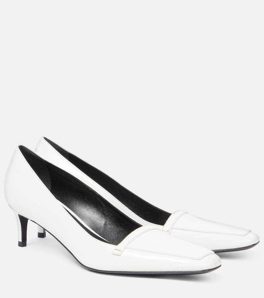 khaite celia 50 leather pumps