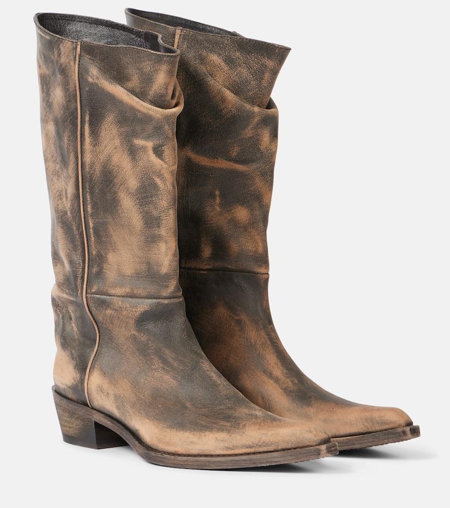 khaite clive 25 leather boots