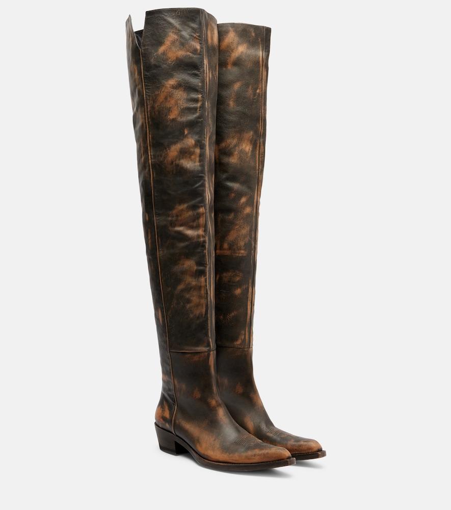 khaite clive 35 leather over