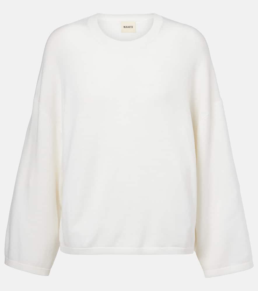 khaite darcy cashmere top