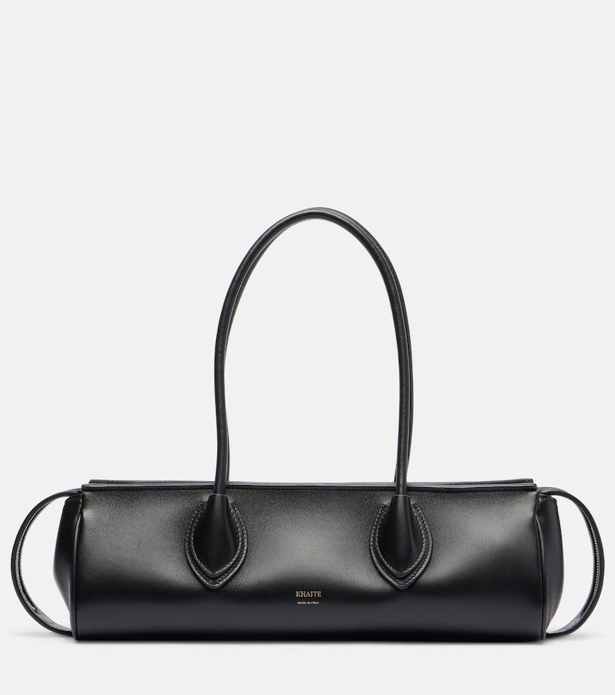 khaite donna leather shoulder bag