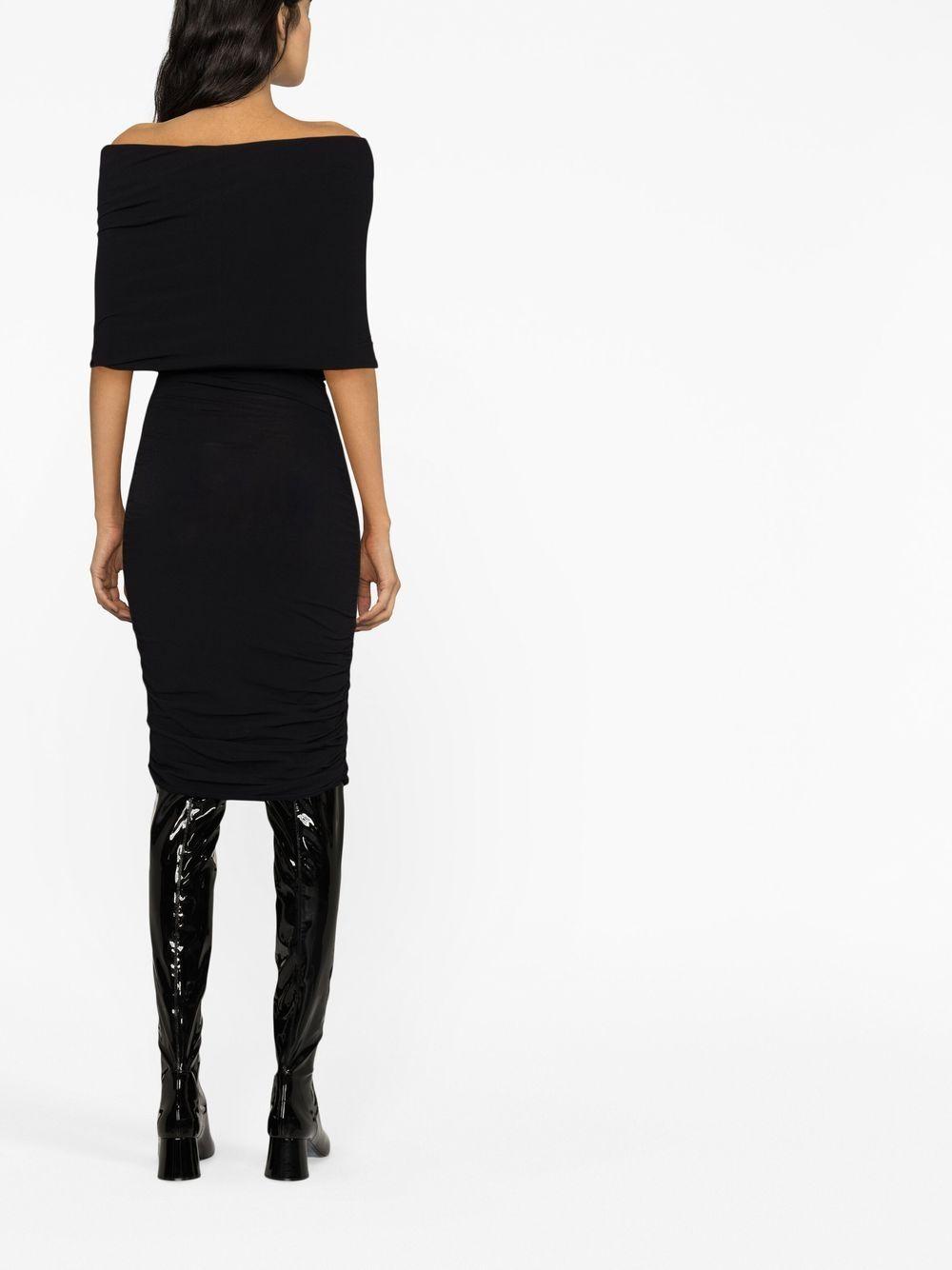 khaite dresses black viscose - women