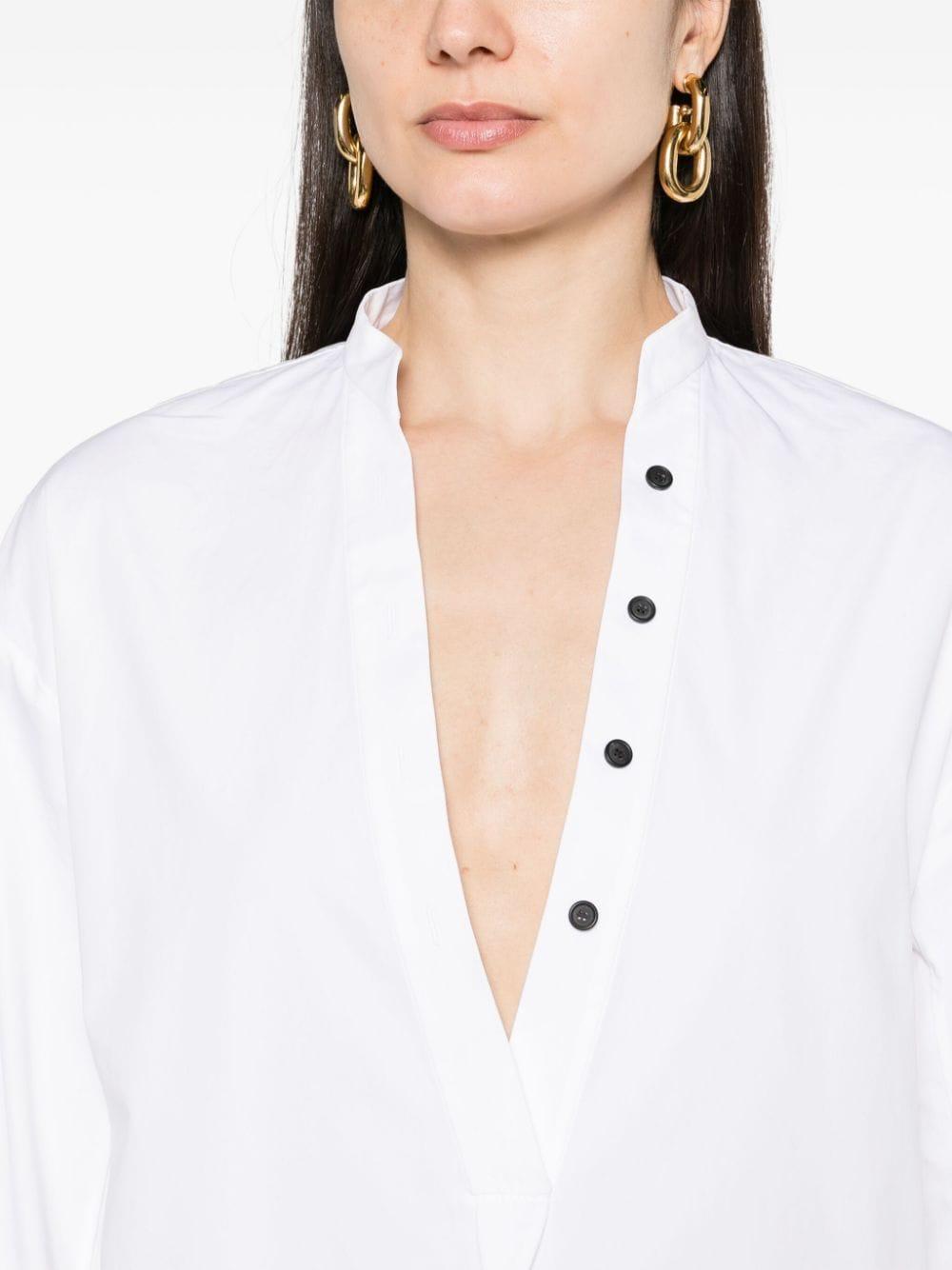 khaite dresses white cotton - women