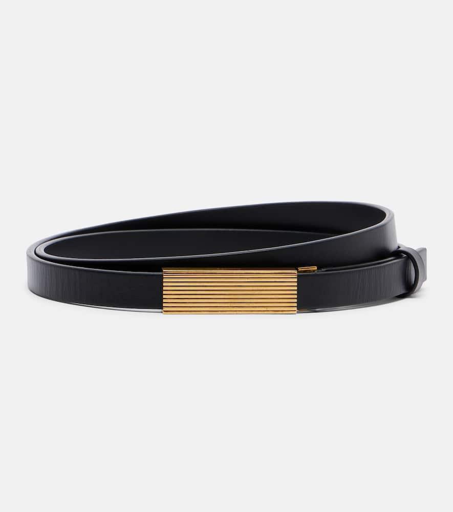 khaite empire leather belt